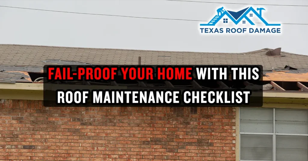 Roof Maintenance Checklist for Austin Texas Homeowners