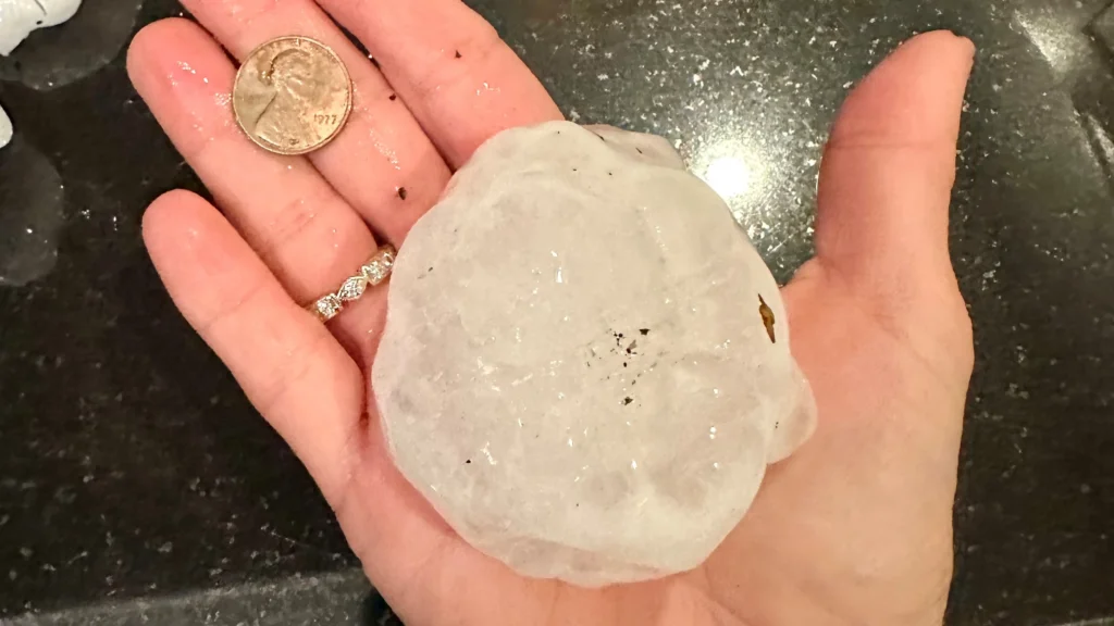 Golf Ball Sized Hail In Austin Texas