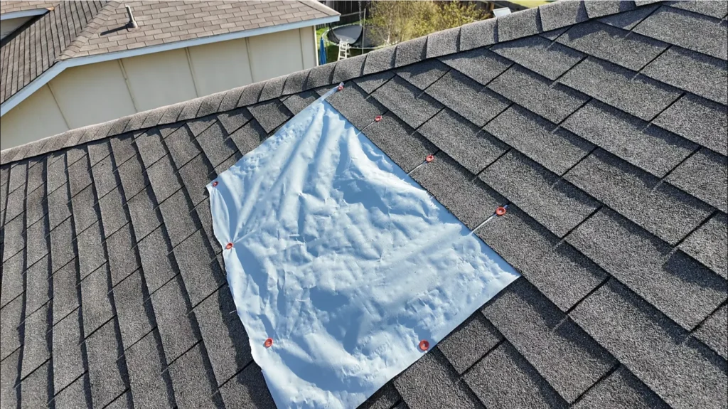 Emergency Tarp For Leaky Roof Repair