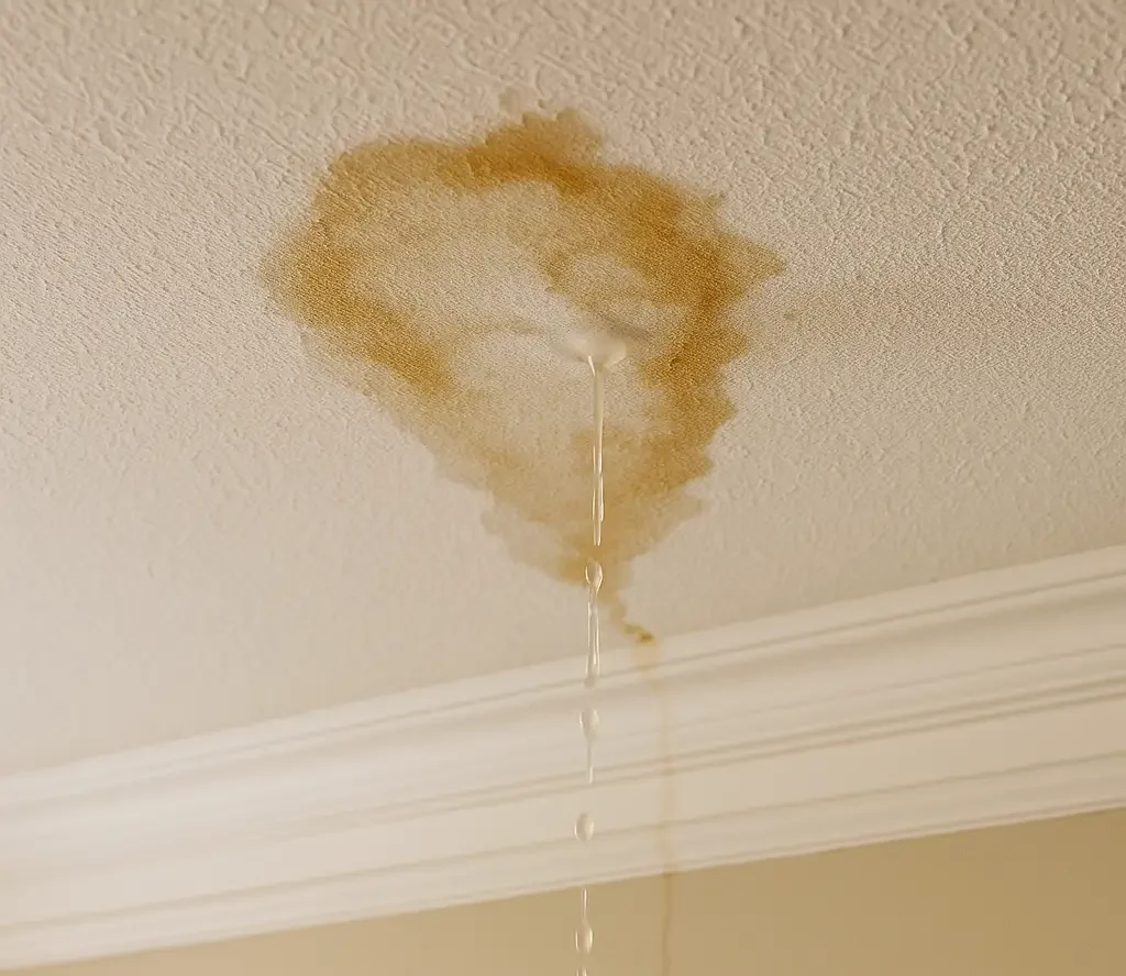 Roof Leak From The Inside of a home in Austin Texas